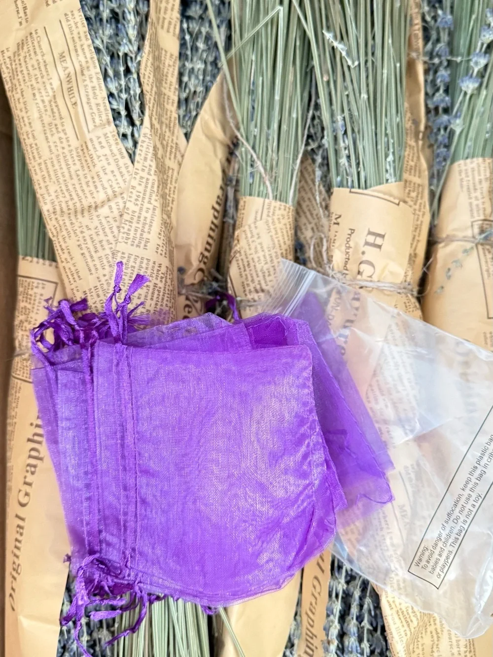 6 packs Natural dried lavender